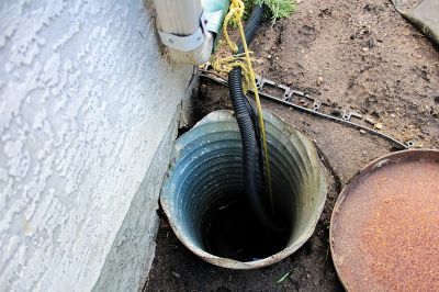 Sewage Sump Pump Installation